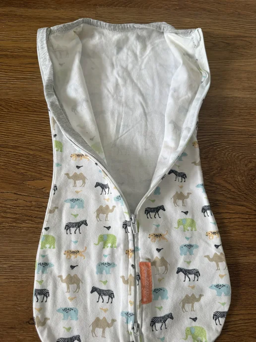 Summer Infant Конверт-кокон для пеленания на молнии SwaddlePod, вариант, фото 3