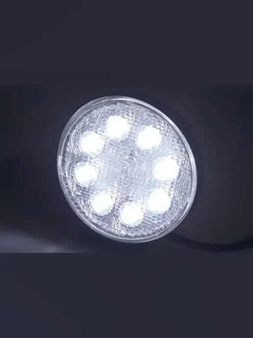 Nauaz73 Светодиодная фара рабочего света круглая 12в IP67 LED лампы, вариант, фото 4