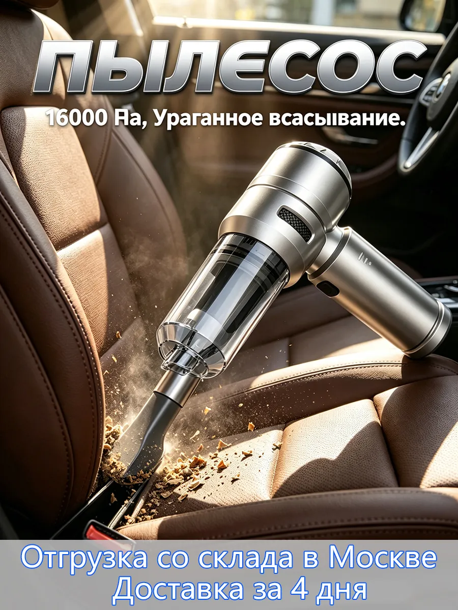 Пылесос для автомобиля беспроводной мощный