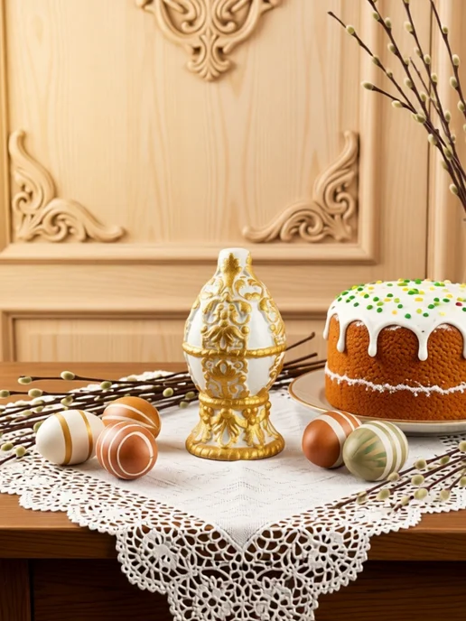 Подсвечник Пасхальный для одной свечи 9 х 4,5 см, 9x4.5 см, фото 3