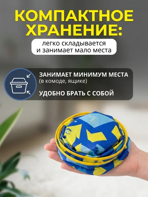 Пеньюар парикмахерский детский накидка, синий, фото 5