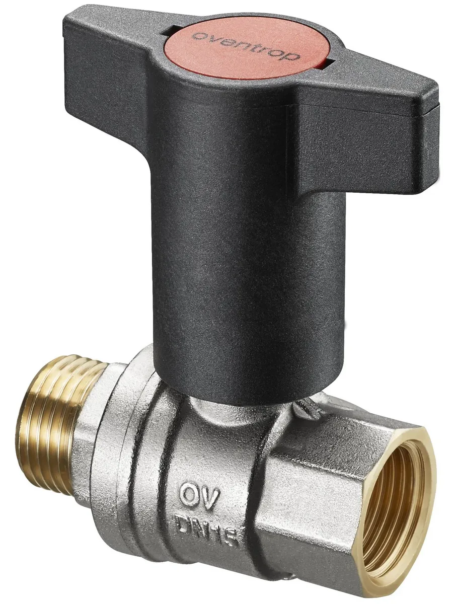 Кран шаровой DN15 G1/2 ВР-НР латунный муфтовый