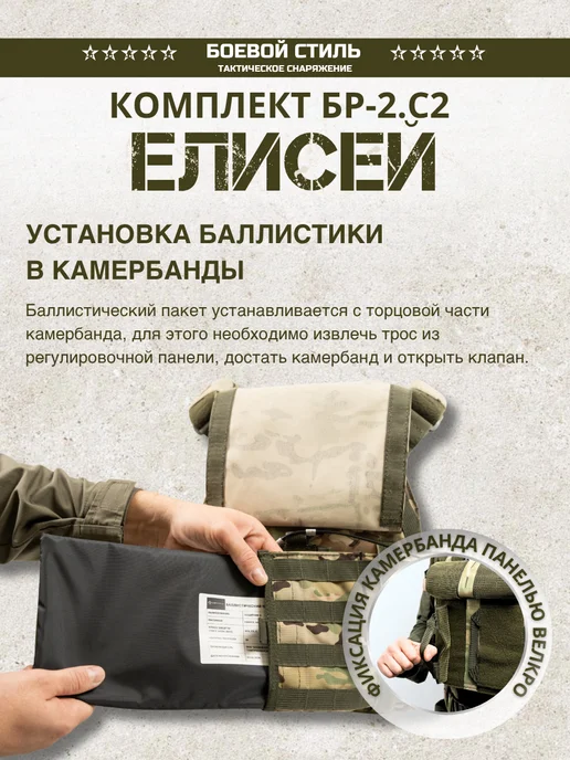 Боевой стиль Бронежилет Невский Нова Бр2, С2 Комплект Елисей, серый, фото 8