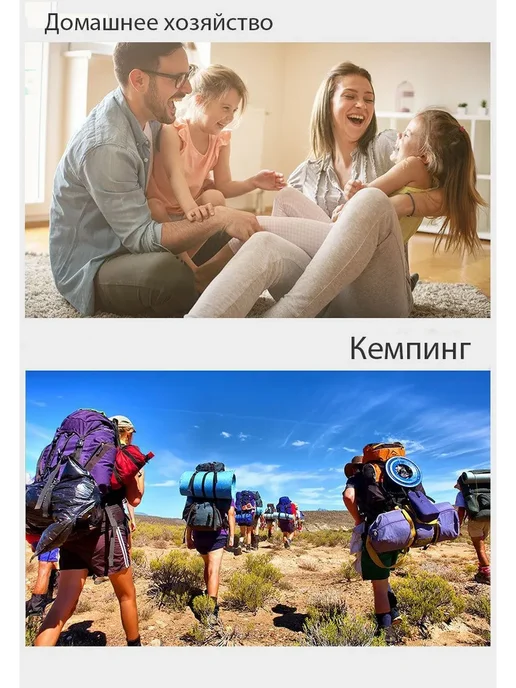 Коврик для йоги и фитнеса, нескользящий, толстый Фиолетовый, фиолетовый, фото 8