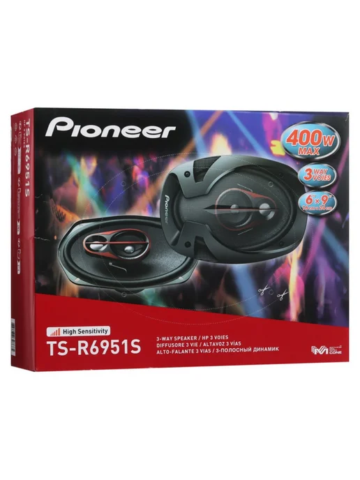 Pioneer Колонки автомобильные TS-R6951S, черный, фото 3