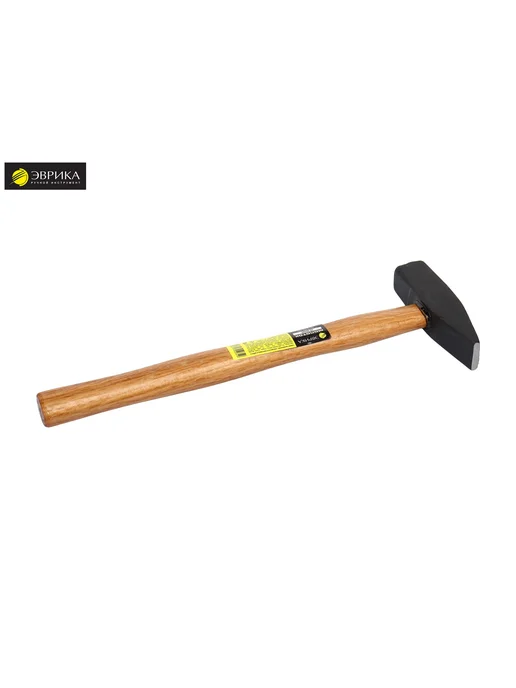 ЭВРИКА Молоток ER-30400 400 гр, с деревянной рукояткой, 400 г