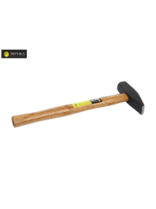 ЭВРИКА Молоток ER-30500 500 гр, с деревянной рукояткой, 500 г