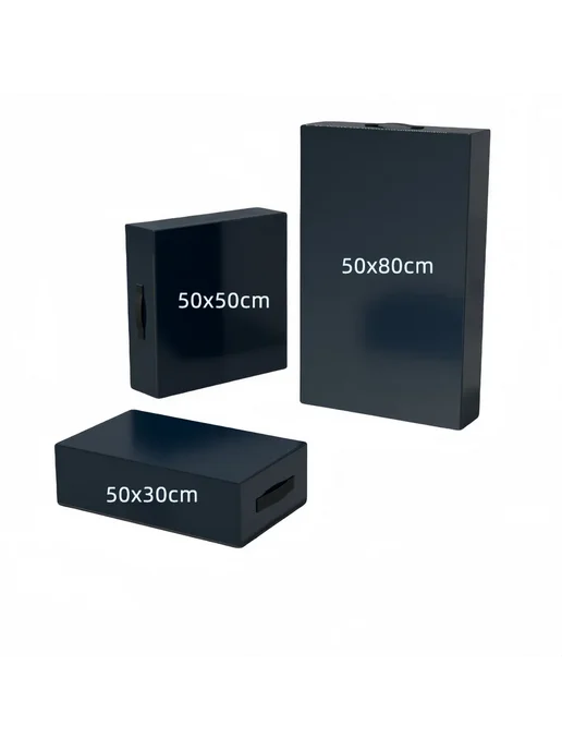 Плинты для штанги, коврик 50*30 (EPE) красный, 50x30, фото 5