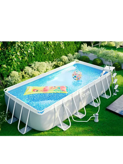 Intex Бассейн каркасный Ultra Frame 457х122 см, 400x200x122 см, фото 2