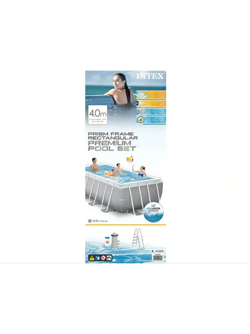 Intex Бассейн каркасный Ultra Frame 457х122 см, 400x200x122 см, фото 5