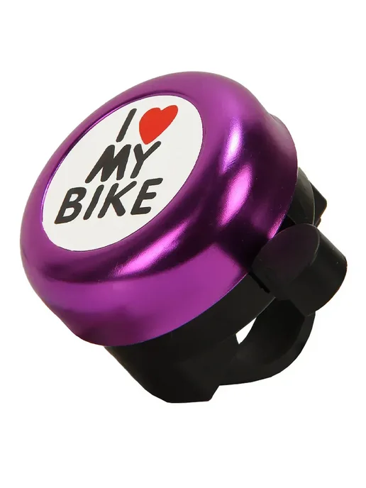 Звонок велосипедный "I love my bike", вариант, фото 4