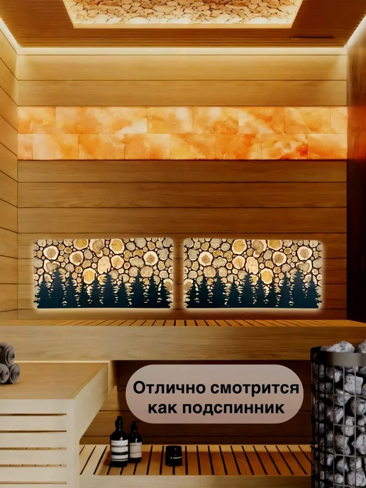 re_St Панно из можжевельника 40 80 с Елочками черные, черный, фото 4