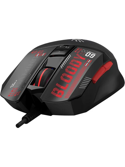 A4TECH Мышь проводная компьютерная Bloody W60 Max Mini, черный, фото 7