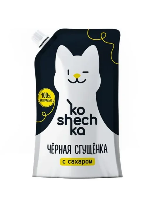 Koshechka Молоко сгущенное Черная сгущенка 6%, 270 г, 270 г, 3 шт, фото 5