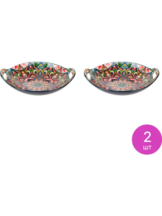 Nouvelle Home Блюдо сервировочное Нувель Хоум Arabesque, 2 шт, 2 шт