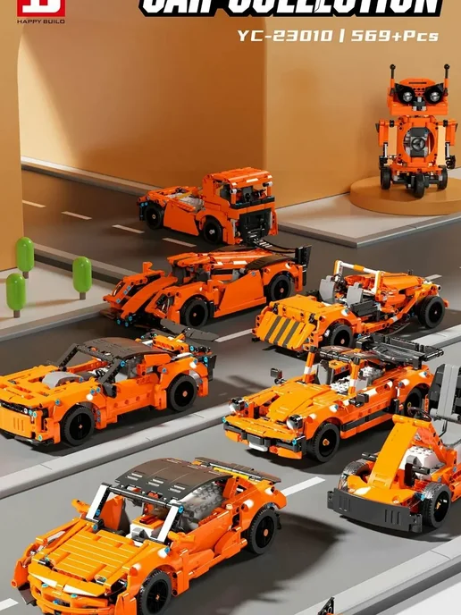 LEGO Конструктор Техник - Машинка 9в1 568 деталей, вариант, фото 3