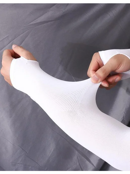 Летние нарукавники для защиты от солнца на открытом воздухе…, черный, фото 7