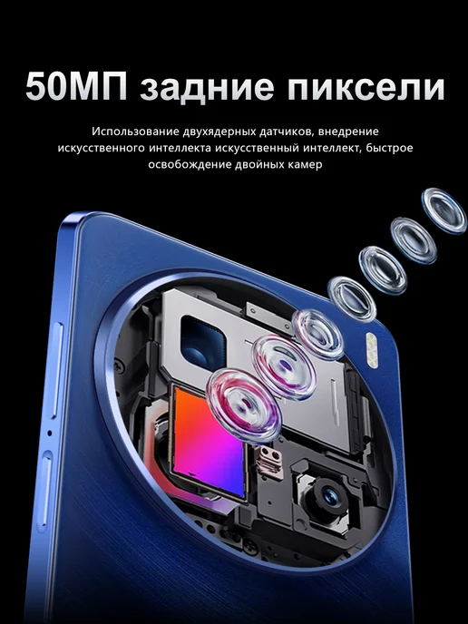 Смартфон Bobarry X200 16/1024 ГБ, синий, фото 7