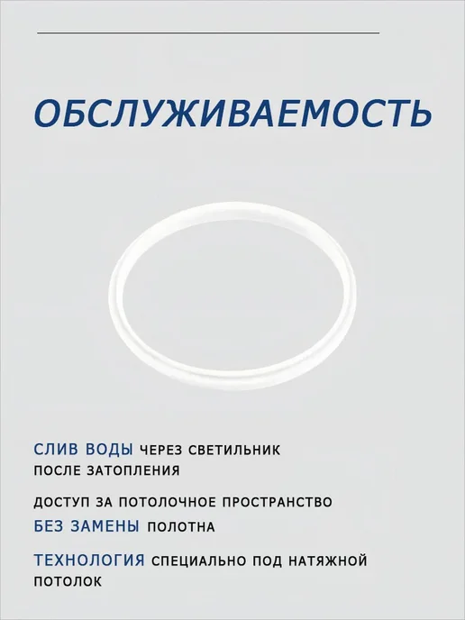 Светильник потолочный для натяжной потолков BH 53,GX53, белый, фото 5