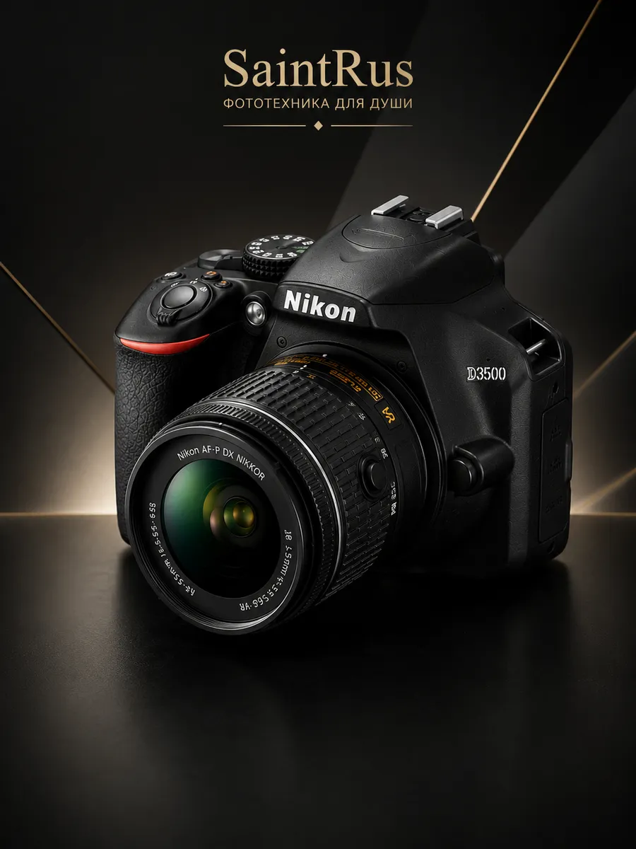 Фотоаппарат D3500 Kit NIKKOR 18-55mm f/3.5-5.6G VR