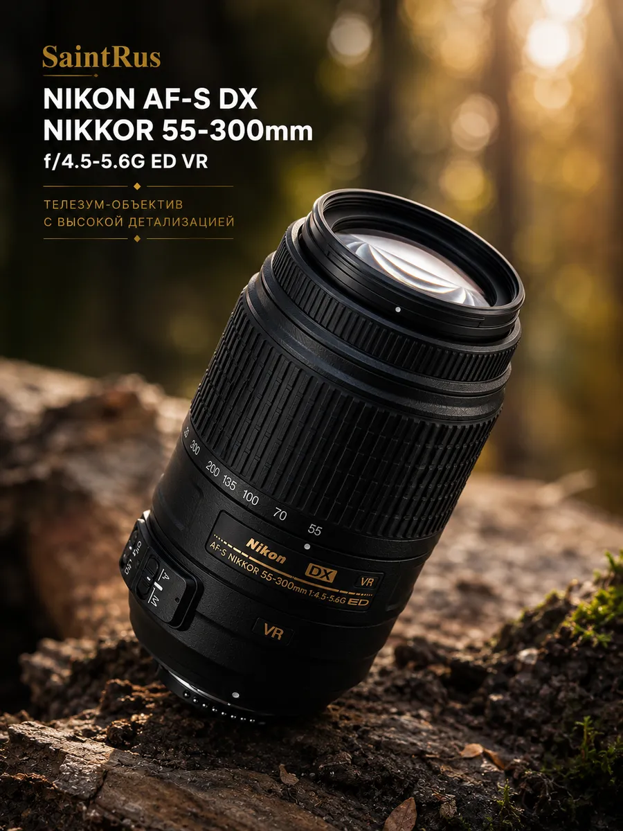 Nikon Объектив 55-300mm f/4.5-5.6G ED DX VR AF-S