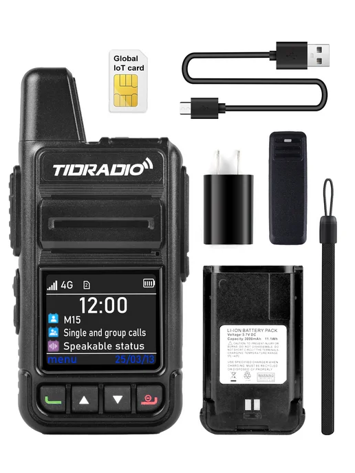 ТИДРАДИО TIDRADIO TD-M15 4G рация, глобальная связь, SIM-карта, 2 шт, 4 г, 1 шт, фото 2
