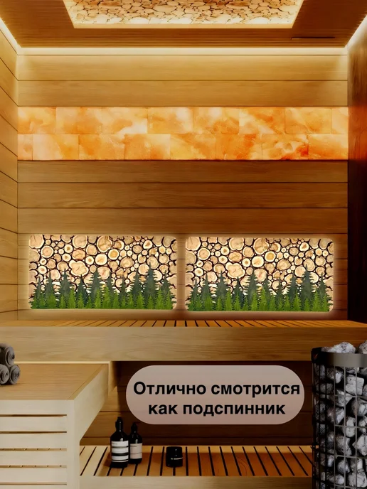 re_St Панно из можжевельника 40 80 с Елочками черные, зеленый, фото 5