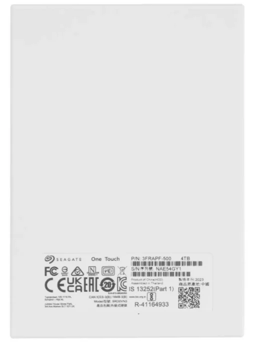 seagate 4 ТБ Внешний жёсткий диск HDD One Touch, 4 ТБ, фото 3