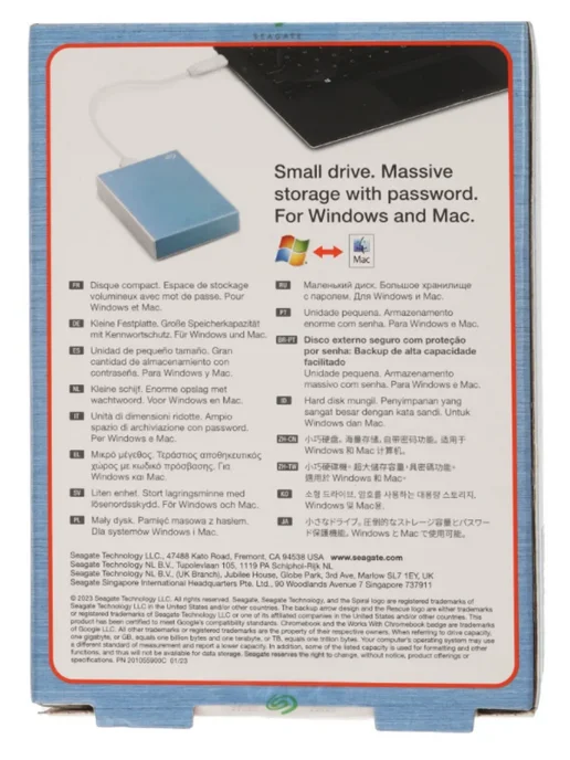 seagate 4 ТБ Внешний жёсткий диск HDD One Touch, 4 ТБ, фото 7