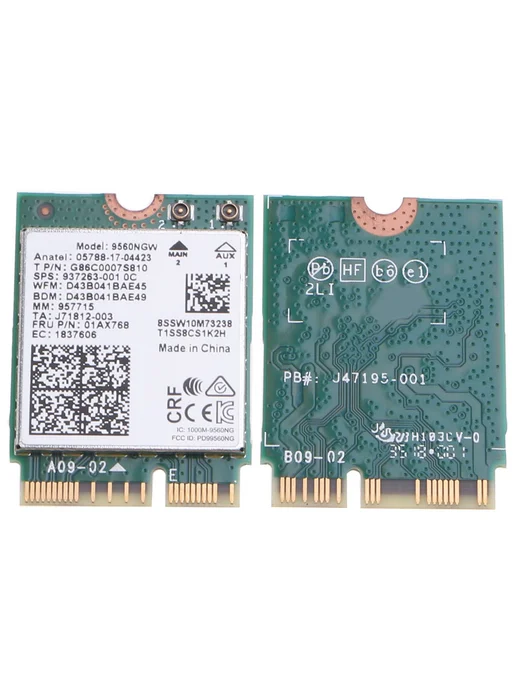 Wi-Fi адаптер Intel 9560 M.2 с антеннами, вариант, фото 5