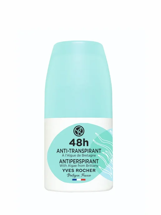 Yves Rocher Дезодорант-Антиперспирант 48Ч с Морскими Водорослями, 50 мл