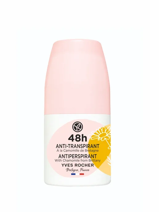 Yves Rocher Дезодорант-Антиперспирант 48Ч с Ромашкой, 50 мл