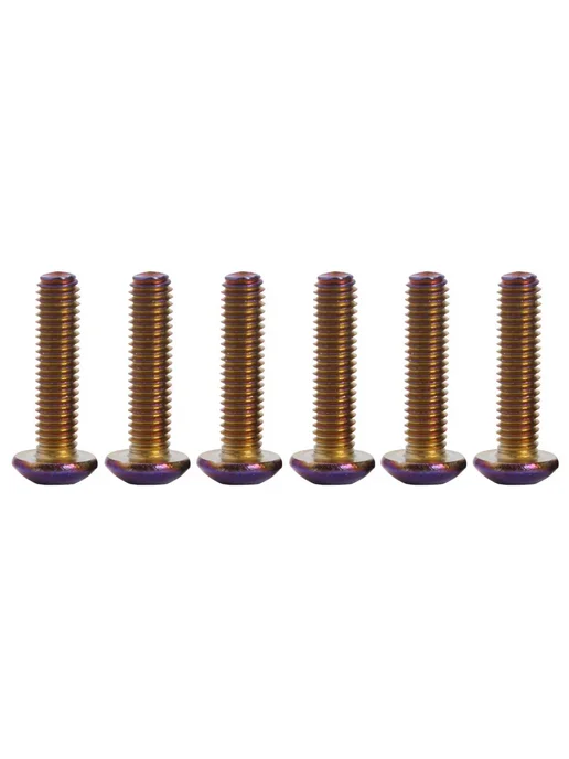 6 шт болты для руля автомобиля Burnt Titanium M5x20, 5x20, 6 шт, фото 2