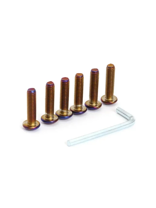 6 шт болты для руля автомобиля Burnt Titanium M5x20, 5x20, 6 шт, фото 5