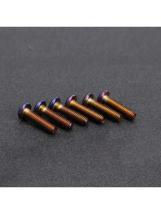 6 шт болты для руля автомобиля Burnt Titanium M5x20, 5x20, 6 шт, фото 8