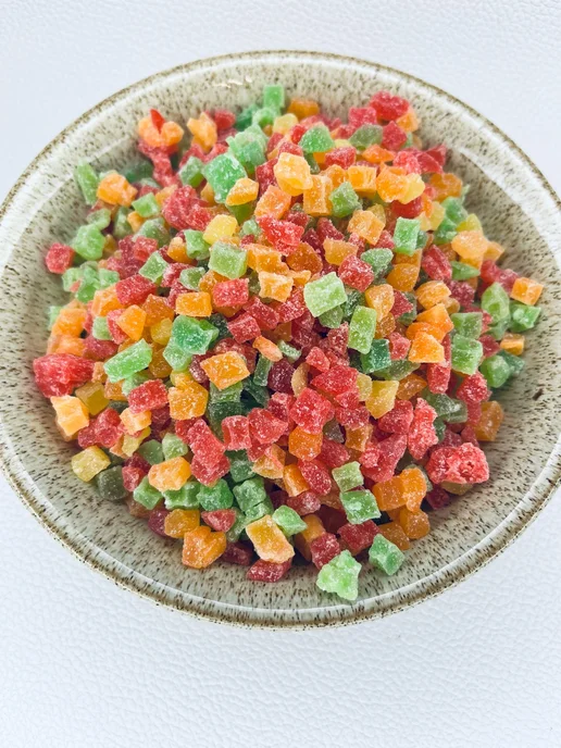 Сушеный ананас кубики 3х5 250 гр, 3x5, 250 г, фото 5