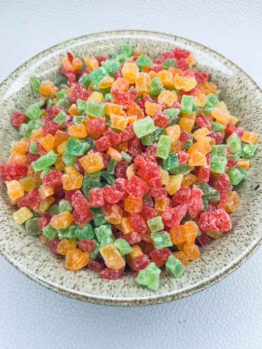 Сушеный ананас кубики 3х5 250 гр, 3x5, 250 г, фото 7