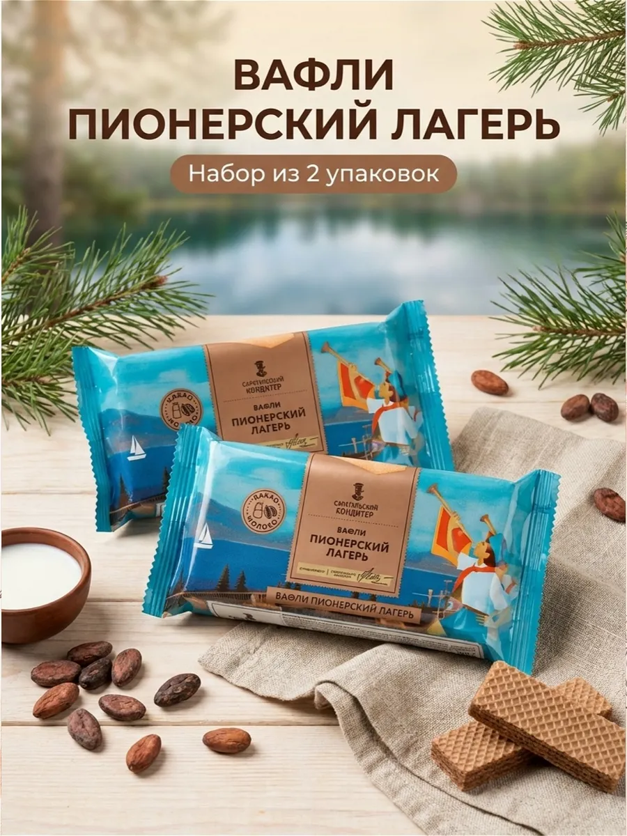 Вафли Пионерский Лагерь 200 гр