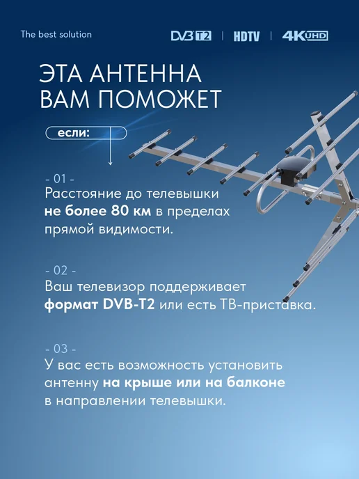 Рэмо Активная ТВ-антенна с USB-инжектором, вариант, фото 7