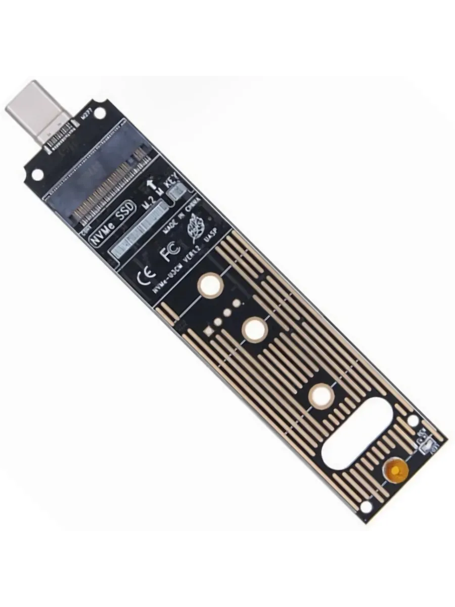 Адаптер для M2 SSD NVME в порт USB 3.1 Type-C