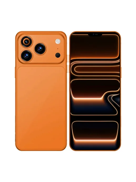 Смартфон Pro Max I17 Promax 1 ТБ, оранжевый, фото 8