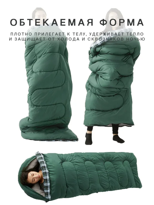 BLACK OWL Спальный мешок, 220x75 см, утеплитель HOLLOWFIBER 350 гр м, 220x75 см, 350 г, фото 4
