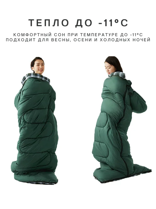 BLACK OWL Спальный мешок, 220x75 см, утеплитель HOLLOWFIBER 350 гр м, 220x75 см, 350 г, фото 5