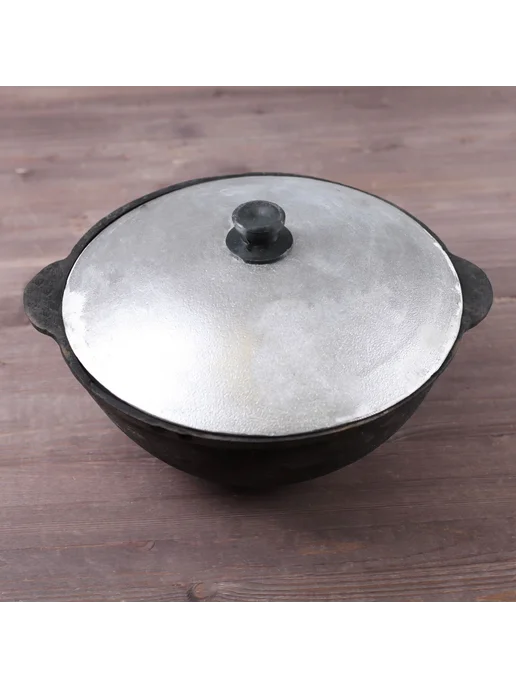 Казан с крышкой для дома и кухни 4.5 л, 4,5 л, фото 7
