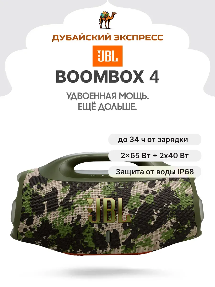 JBL Колонка портативная Boombox 4 - Squad