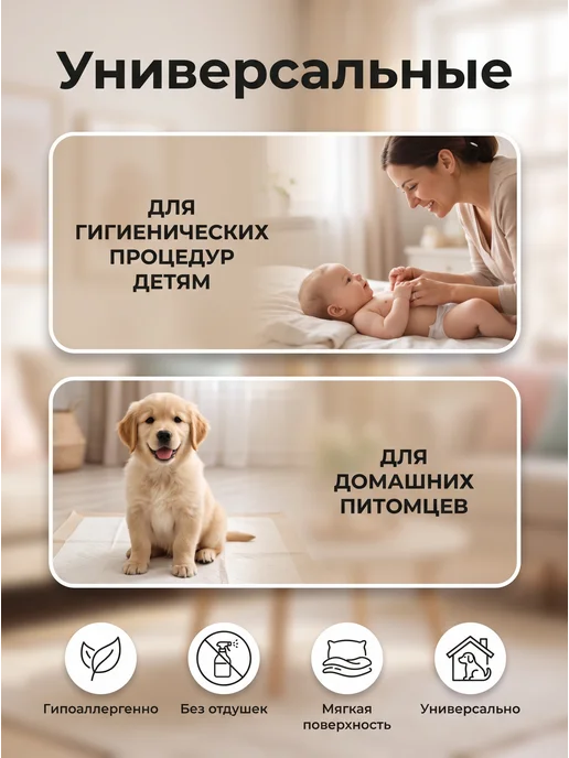 ARХIMED Пеленки одноразовые 60х90см 25шт Эконом, 25 шт, фото 2