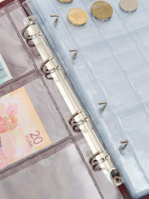 STUFFIX Альбом Optima для коллекционирования монет и банкнот, черный, фото 4