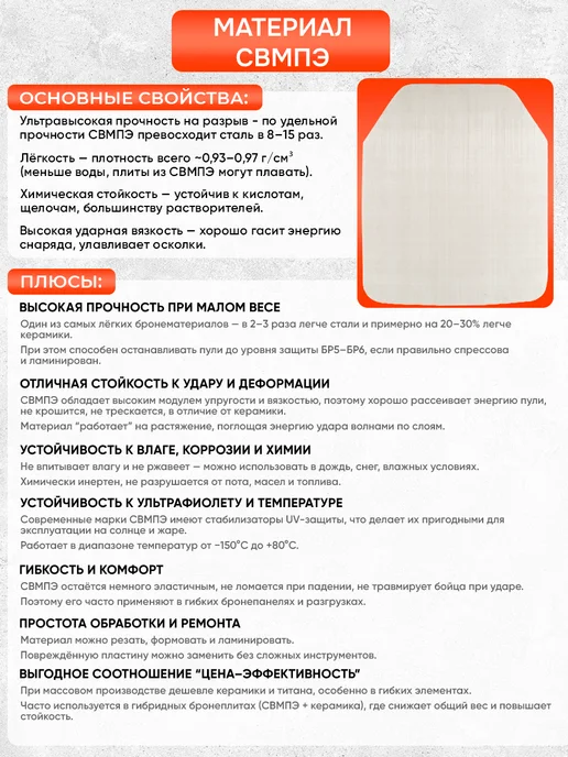 АльянсZ Бронеплиты для бронежилета плиты БР5, черный, фото 7