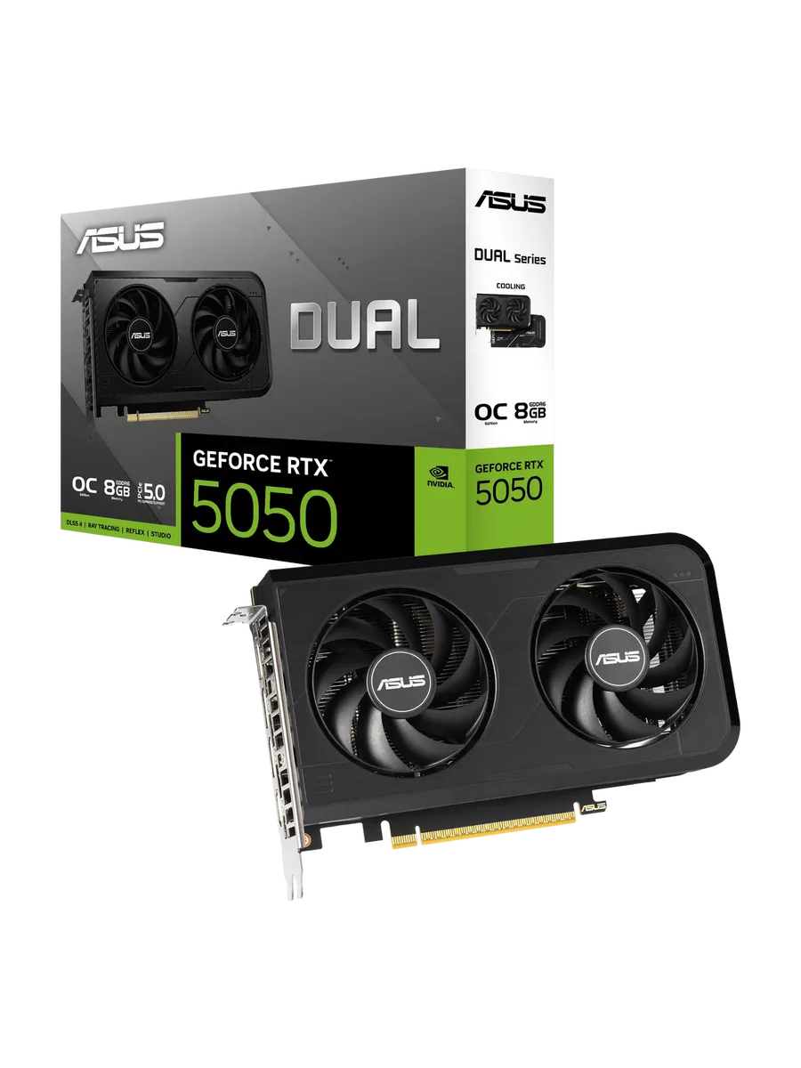 Asus Видеокарта RTX 5050 8 ГБ RTL (90YV0N72-M0NA00)