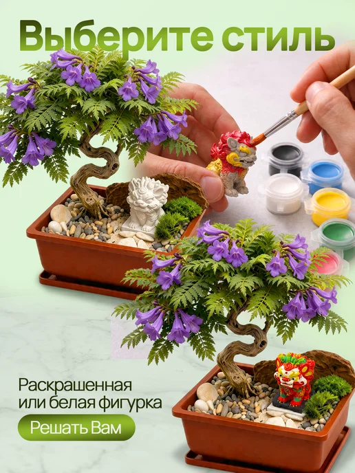 Про Растения Набор для выращивания растений Бонсай Жакаранда фиалковое, вариант, фото 4